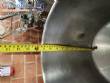 Tanque de transfer�ncia com suporte e rodinhas em inox 20 litros