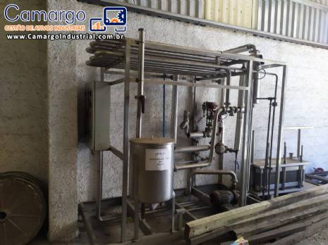 Pasteurizador de placas 5000 litros/hora