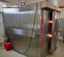 Forno rotativo em inox com carrinho duplo Supremax � g�s