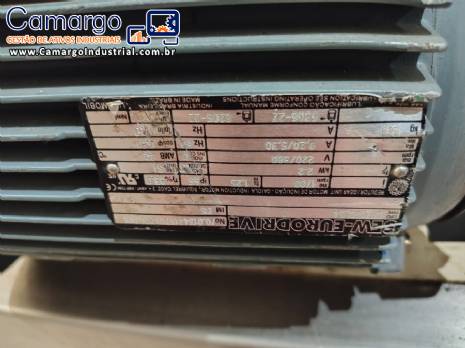 Motor SEW 2.2kw rpm 1700 220/380v com flange FF