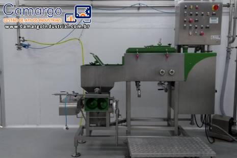Linha para fabrica��o de queijo Comat
