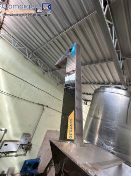 Elevador posicionador alimentador girafa em ao inox de tampas IMSB
