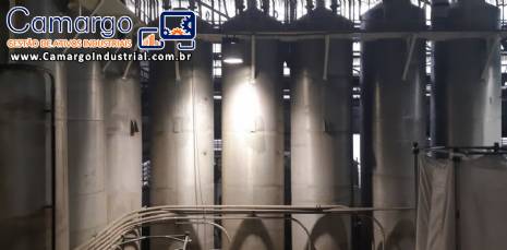 Silo em inox 14 m�