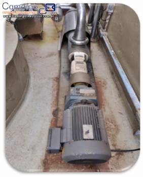 Bomba positiva helicoidal em inox 316 Netzsch 10 m³ / h