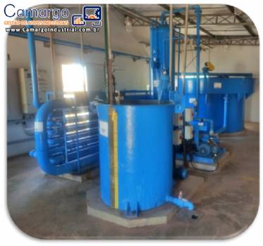 Sistema de flotação por ar dissolvido flotador estação de tratamento 30 m³ / h Consultec PA