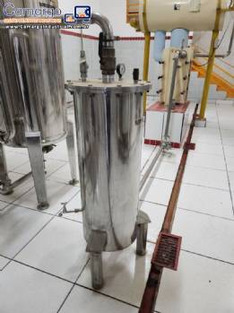 Filtro polidor em a�o inox para bebidas Zelga