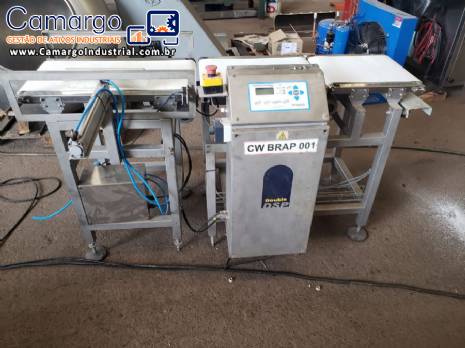 Checadora de peso checkweigher 50 kg Brapenta