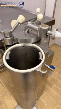 Canhão pneumático para embutideira em aço inox 45 litros Canhão pneumático para embutideira em aço inox 45 litros