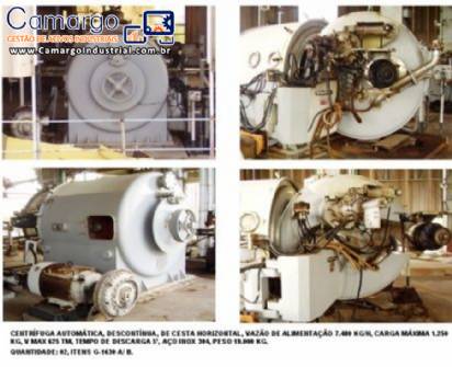 Centrifugas em inox Robatel Fletcher Sharples Centrifugas em inox Robatel Fletcher Sharples