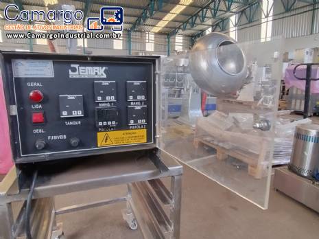 Coleiro sistema aplicador de adesivo cola hot melt Jemak Coleiro sistema aplicador de adesivo cola hot melt Jemak