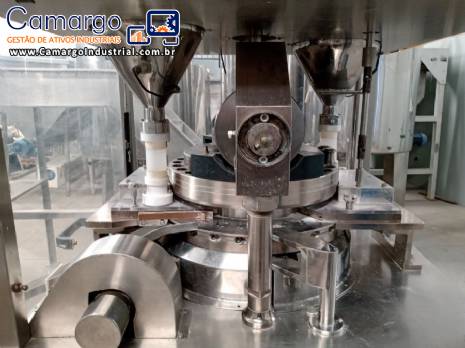 Compressora de comprimidos dupla Lemaq Compressora de comprimidos dupla Lemaq