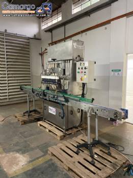 Envasadora linear gravimétrica em inox 12 bicos TRUE Envasadora linear gravimétrica em inox 12 bicos TRUE