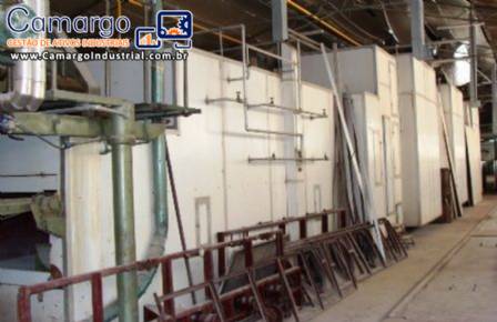 Linha para massa longa com extrusora marca Braibanti Linha para massa longa com extrusora marca Braibanti