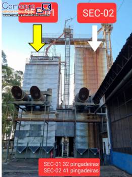 Secador torre de secagem de grãos sementes produtos agrícolas milho Kepler Weber Secador torre de secagem de grãos sementes produtos agrícolas milho Kepler Weber