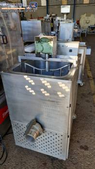 Tacho misturador de 80 litros com sistema de aquecimento Tacho misturador de 80 litros com sistema de aquecimento