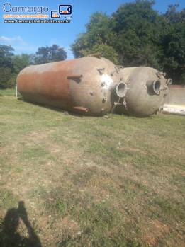 Tanque digestor em aço inox 107.000 litros Tanque digestor em aço inox 107.000 litros