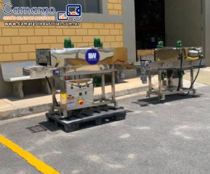 Túnel em inox de aquecimento e resfriamento ultrarápido BW Máquinas Túnel em inox de aquecimento e resfriamento ultrarápido BW Máquinas